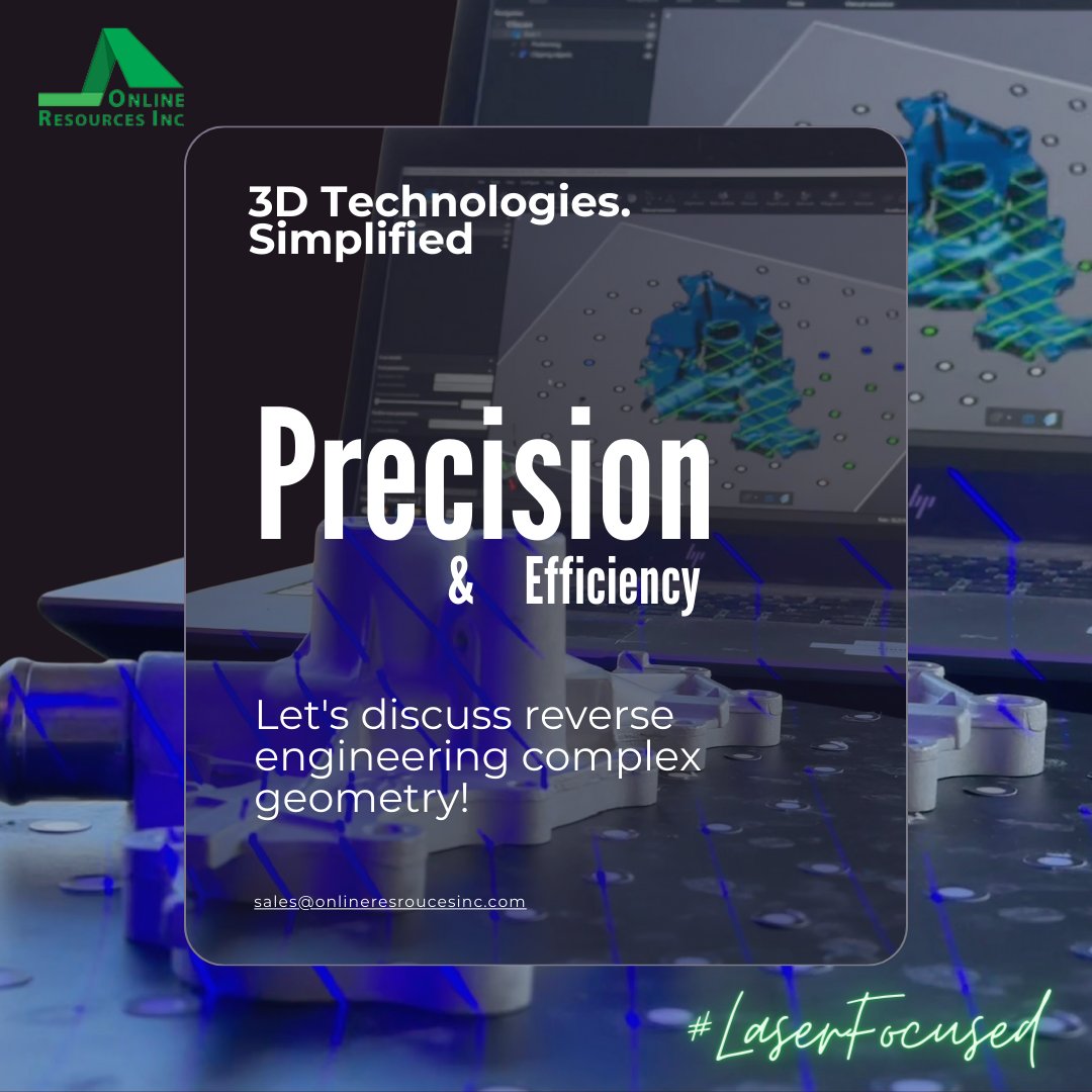 ORI3dtech's tweet image. The ability to capture complex geometries in seconds and obtain highly accurate dimensions makes 3D scanning ideal for reverse engineering. Watch Matt Carey from Peerless Pump discuss their benefits: youtu.be/6v6F65uKsBM #laserfocused #resultsdriven #3Dscan #manufacturing