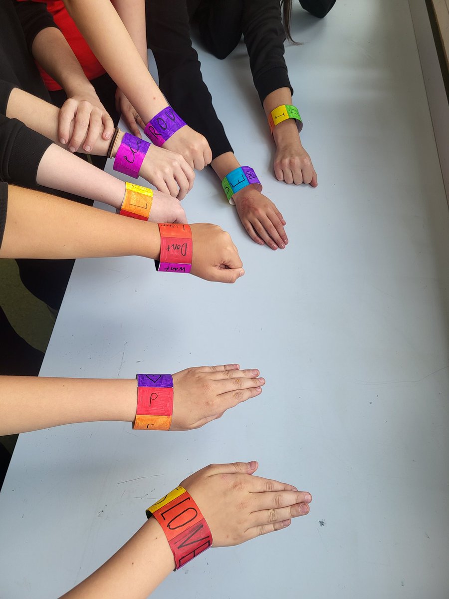 mrs_maddocks's tweet photo. S2 have been celebrating PRIDE month in Art by designing  their own PRIDE wristbands. @LoudounAcademy1 #pride #lgbtq #bgeart https://t.co/vjzxF2cjW0