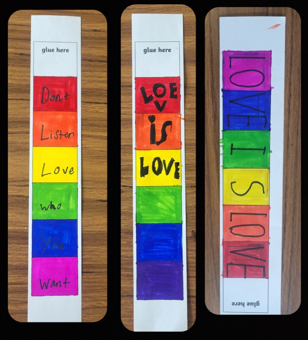 mrs_maddocks's tweet photo. S2 have been celebrating PRIDE month in Art by designing  their own PRIDE wristbands. @LoudounAcademy1 #pride #lgbtq #bgeart https://t.co/vjzxF2cjW0