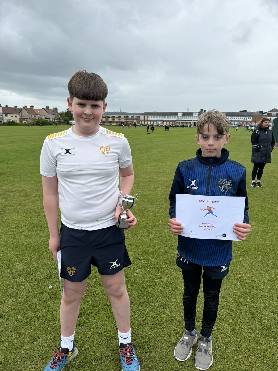 Thank you <a href="/DameAllansJnr/">Dame Allan's Junior School</a> for hosting a great Tennis Tournament. All children played amazingly well and we secured 1st place in the Boys’ Plate competiton!