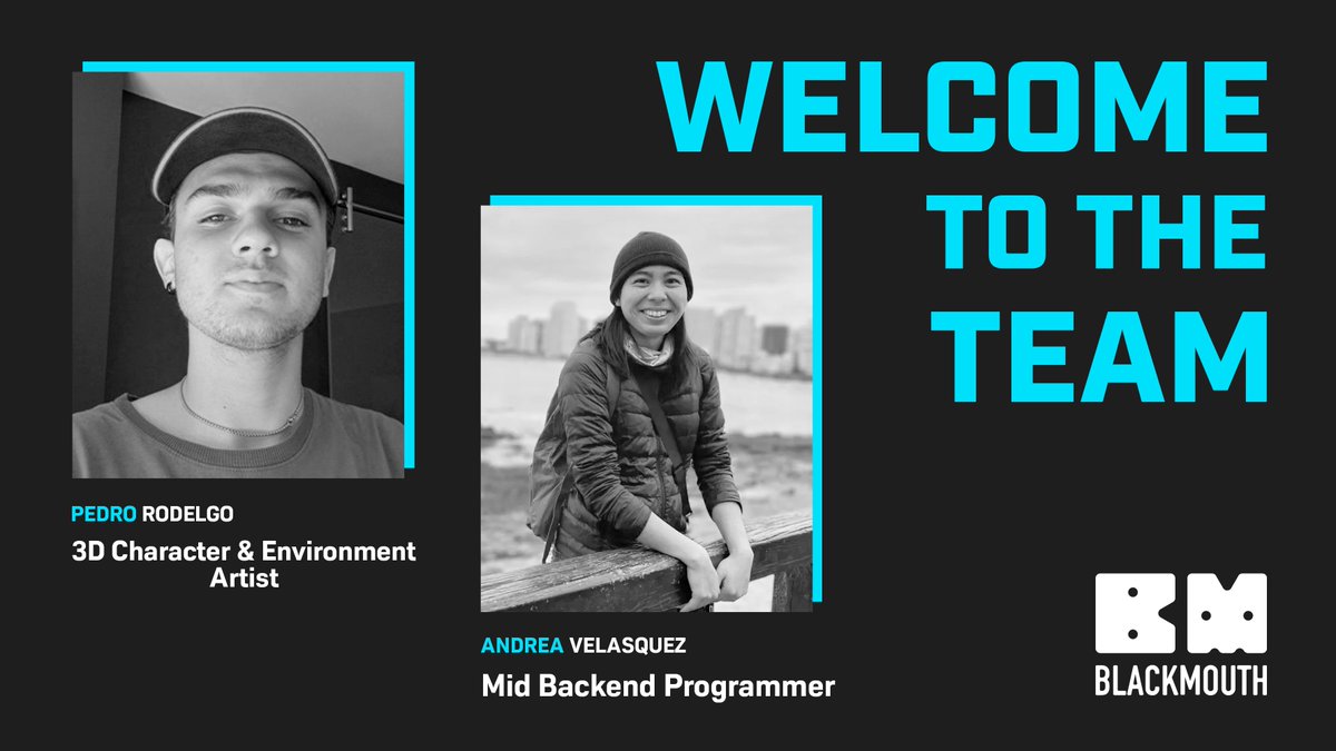Excited to welcome Andrea Velasquez, our new Mid Backend Programmer, and Pedro Rodelgo, our new 3D Character &amp; Environment Artist! 

Andrea has 3+ years in software development, and Pedro brings 1+ year in 3D artistry. 

The family grows! 🥳

Wanna join? domenation.io/careers