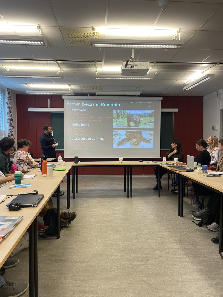 Jessica Hope (@jesschope) on Twitter photo Loving this session on animal political ecologies <a href="/PolEcoNet/">POLLEN</a> <a href="/biosec_erc/">Rosaleen Duffy</a>. Currently learning about human/bear co-existence in Romania thanks to <a href="/George_Iorda/">Dr George Iordachescu 🐻🌳🏳️🌈</a> Loving this session on animal political ecologies <a href="/PolEcoNet/">POLLEN</a> <a href="/biosec_erc/">Rosaleen Duffy</a>. Currently learning about human/bear co-existence in Romania thanks to <a href="/George_Iorda/">Dr George Iordachescu 🐻🌳🏳️🌈</a>