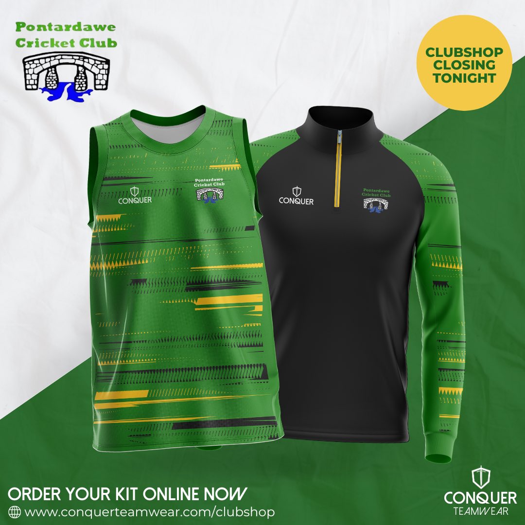 Conquer Teamwear (@conquerteamwear) on Twitter photo 🚨CLUBSHOP CLOSING AT MIDNIGHT TONIGHT🚨 Last chance to order <a href="/Pontardawe_CC/">Pontardawe CC</a>
conquerteamwear.com/clubshop/ponta… 🚨CLUBSHOP CLOSING AT MIDNIGHT TONIGHT🚨 Last chance to order <a href="/Pontardawe_CC/">Pontardawe CC</a>
conquerteamwear.com/clubshop/ponta…