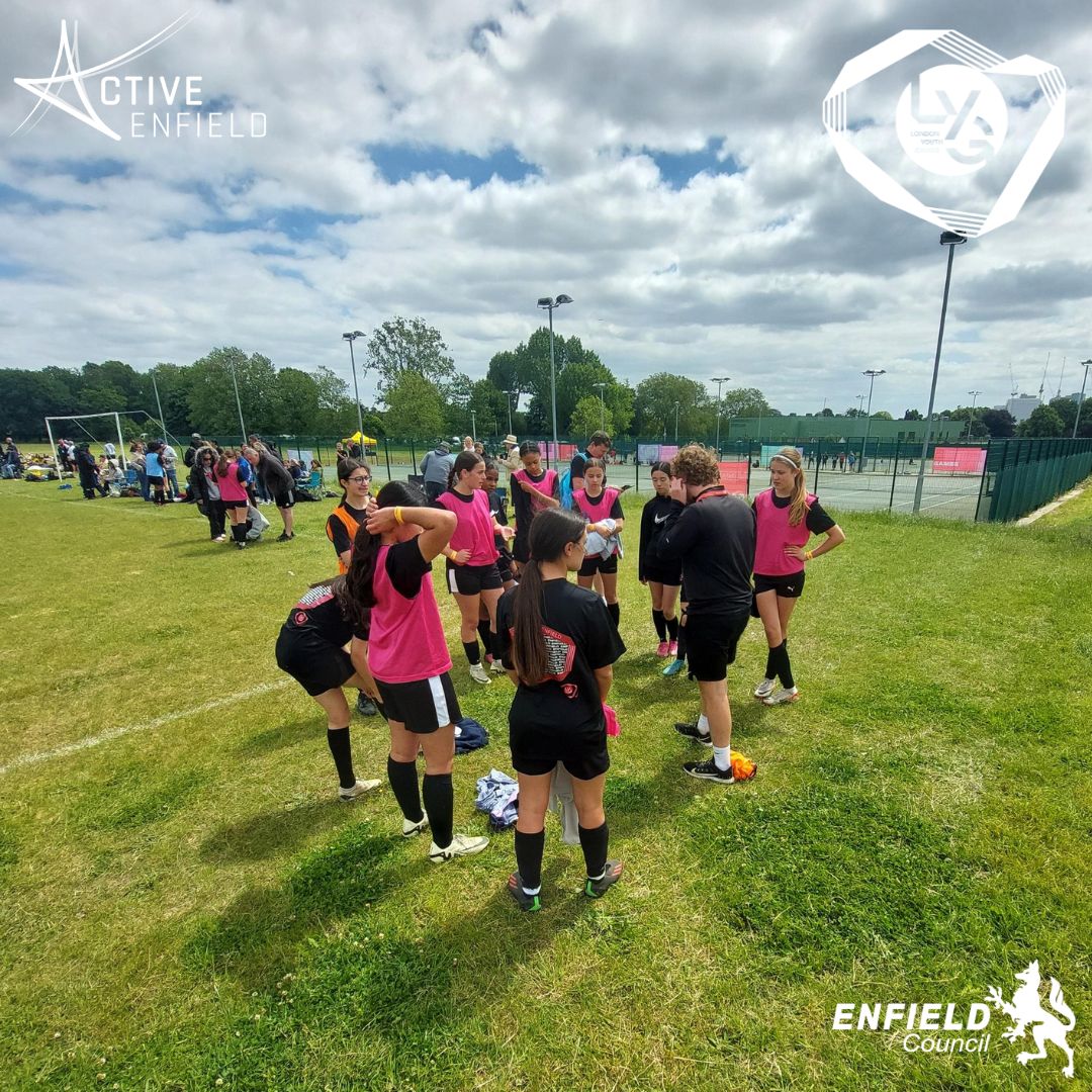 ⚽ Amazing weekend at the London Youth Games Girls Football Finals! 🏆 Proud of our #TeamEnfield U15s and U13s for their incredible performances. 

Huge thanks to Team Manager Clyde Brennan and coaches! 

#LondonYouthGames #GirlsFootball #EnfieldCouncil #Girlsfootballfinals