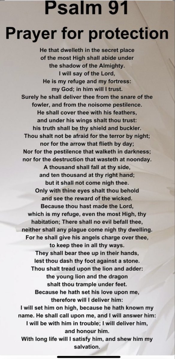 sharonePack's tweet image. #Psalm91 #HeIsMyRefugeAndFortress