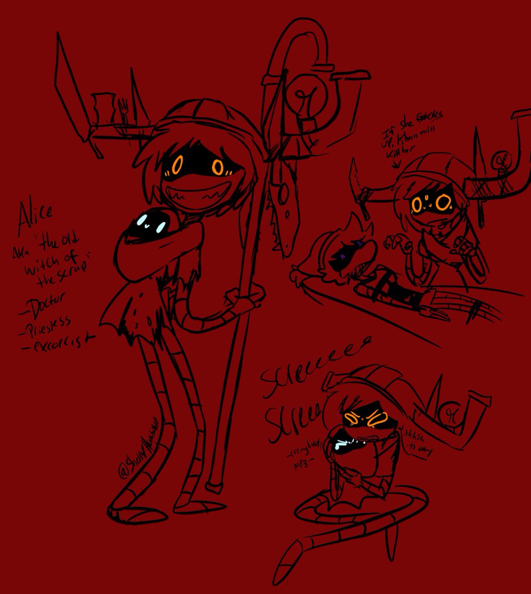 ShellyHumboldt's tweet photo. The witch of the scrap
#MDFeralAU
#MurderDrones
#MDAlice https://t.co/kT1PBSQ820
