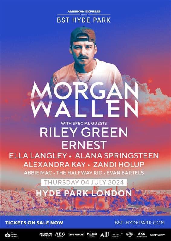 _alexandrakay's tweet photo. LONDON I’m coming back!! July 4th with @MorganWallen at BST Hyde Park 🫶🏼 see you soon! https://t.co/ML9YhbSyZi