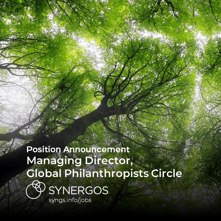 Join our team! Synergos is seeking an experienced leader to serve as Managing Director, Global Philanthropists Circle. The GPC is a global network of values-driven philanthropists from 30 countries. #philanthropy #jobs #nyc
synergos.org/jobs-internshi…