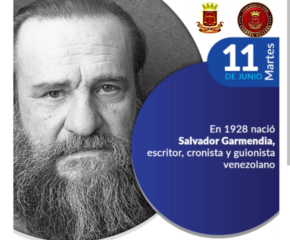 🗓️#11Jun || Salvador Garmendia Graterón (Barquisimeto, 11 de junio de 1928-Caracas, 13 de mayo de 2001) fue un escritor, narrador, cronista, guionista de radio y televisión venezolano.