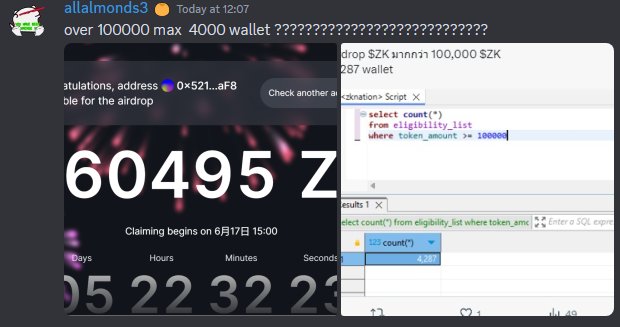 400M $ZK tokens to 4000 wallets

wtf