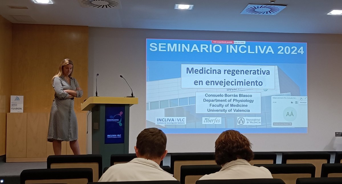 Vamos a escuchar a la compañera Chelo Borrás hablar de medicina regenerativa y demás cosas molonas en <a href="/incliva_iis/">INCLIVA</a>