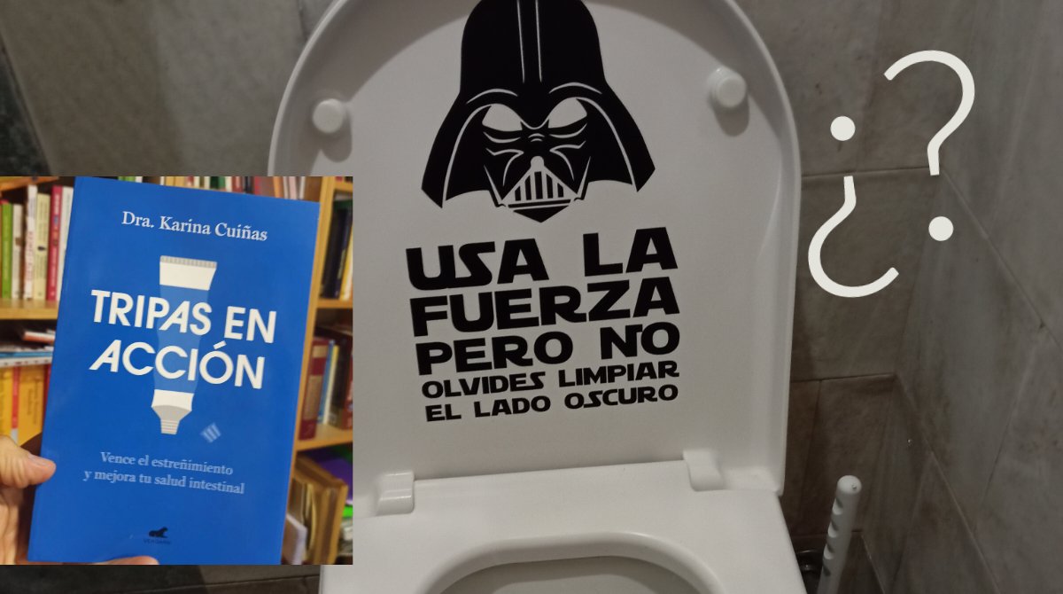Muy bien lo de limpiar el lado oscuro, pero lo de la fuerza... como explica <a href="/karinacuinas/">Karina Cuiñas</a> #TripasEnAccion "[...] hacer mucha fuerza para ir al baño, lo que yo llamo parto defecatorio, hace que [...] se vayan dañando los nervios del suelo pélvico y los esfínteres anales"