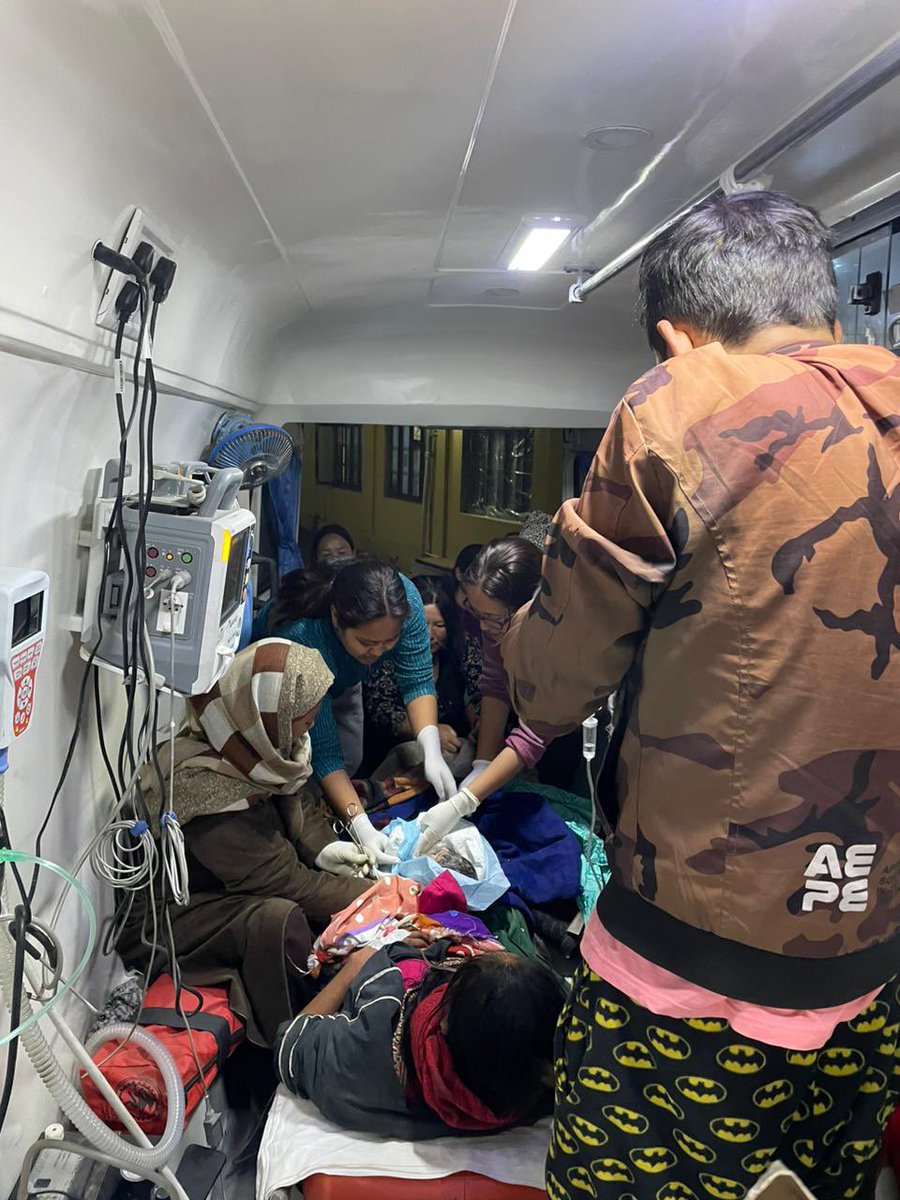NHM Ladakh (@nhmladakh) on Twitter photo Successful Delivery in 108 Emergency Ambulance of NHM Ladakh.
Our 108 team responded to an urgent call from Tingmosgam. EMT Akhtar & ASHA Tia Yangchan conducted a safe delivery in the ambulance. Both mother & baby are doing well at CHC Khaltsi. <a href="/lg_ladakh/">Office of the Lt. Governor, Ladakh</a> Successful Delivery in 108 Emergency Ambulance of NHM Ladakh.
Our 108 team responded to an urgent call from Tingmosgam. EMT Akhtar & ASHA Tia Yangchan conducted a safe delivery in the ambulance. Both mother & baby are doing well at CHC Khaltsi. <a href="/lg_ladakh/">Office of the Lt. Governor, Ladakh</a>