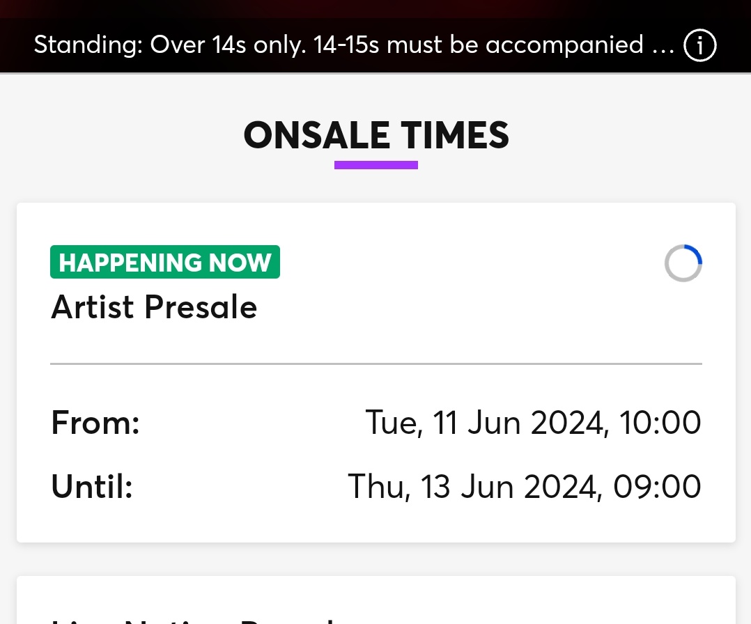 Elzebub6's tweet photo. @TicketmasterUK get yout shit sorted honest to god. https://t.co/TPYvLxIVH9