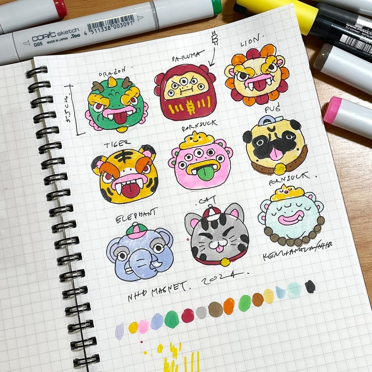 neverhatedraw's tweet image. New designs for ceramic art soon! 😁

#ceramicdesign #ceramicartist #ceramicart #sketchbook #chiangmaiartist