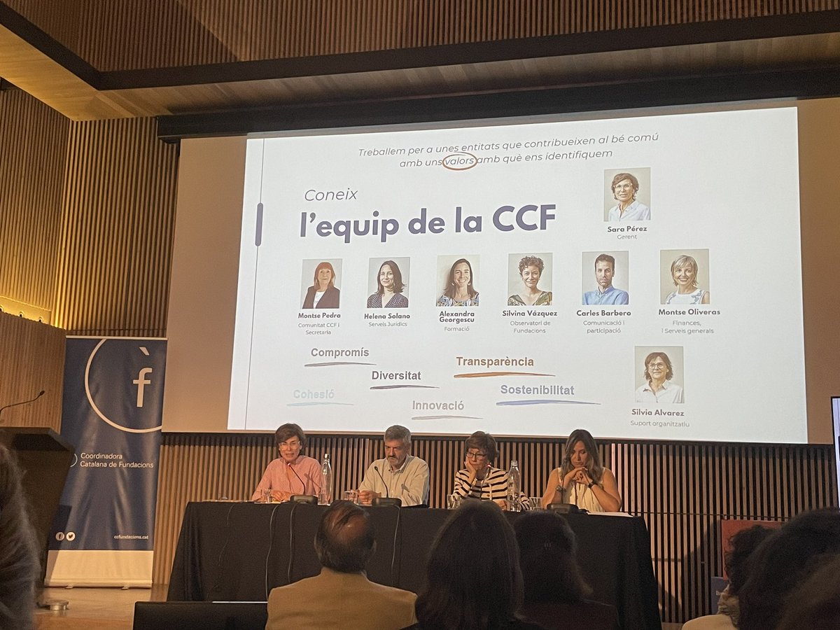 Avui participem a l'#AssembleaCCF2024 <a href="/CCFundacions/">Coordinadora Catalana de Fundacions</a> al Recinte Històric de <a href="/santpaubcn/">Recinte Modernista de Sant Pau</a>.  Dia de rendiment de comptes, elecció de membres de la junta directiva i retrobaments. Com a membres de la Comissió Social de la CCF, seguirem aportant el nostre granet de sorra.