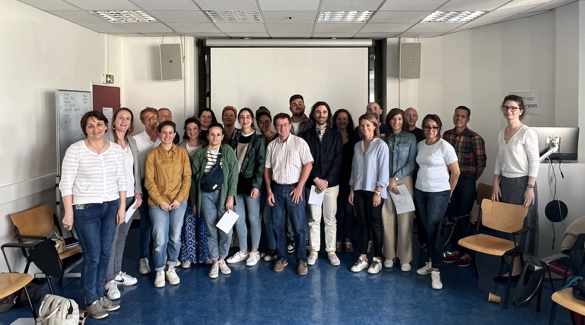 LabForSims's tweet image. 🌟 Journée en présentiel au LabForSIMS pour la formation de formateurs en simulation @UnivParisSaclay.
👏🏻 Merci à tous pour votre participation et merci aux formateurs de formateurs pour leur investissement !