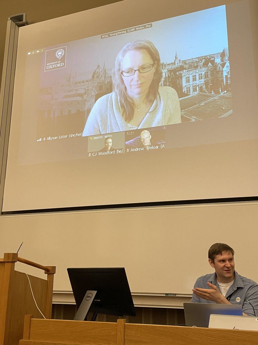 SusannaASansone's tweet photo. The @resdatall GORC, a community developed typology for describing #ResearchCommons - session co-chaired by Wolmar Nyberg Åkerström and our @allysonlister #ELIXIR24 https://t.co/hOfpkvneqg