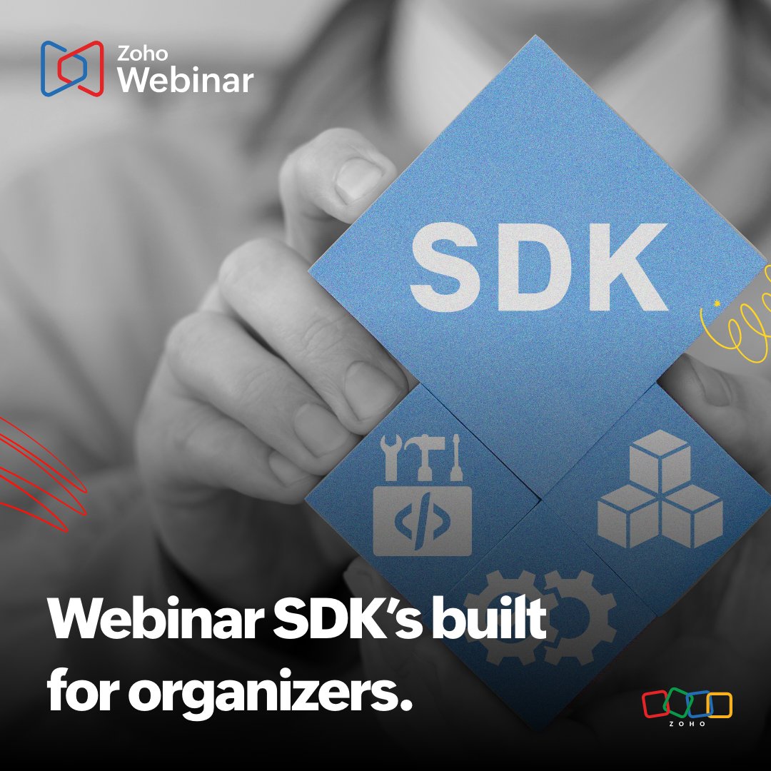 Zoho_Webinar's tweet photo. Why Zoho Webinar's SDK?
🚀 Super easy to add webinars to your app—no extra downloads! Create custom workflows and host webinars right in your app.
🔗 https://t.co/lCB7NUN4Xm
#zoho #zohowebinar #webinarsoftware #virtualtownhall #virtualconferenceplatform #webinarplatform https://t.co/cOks3TgnPF