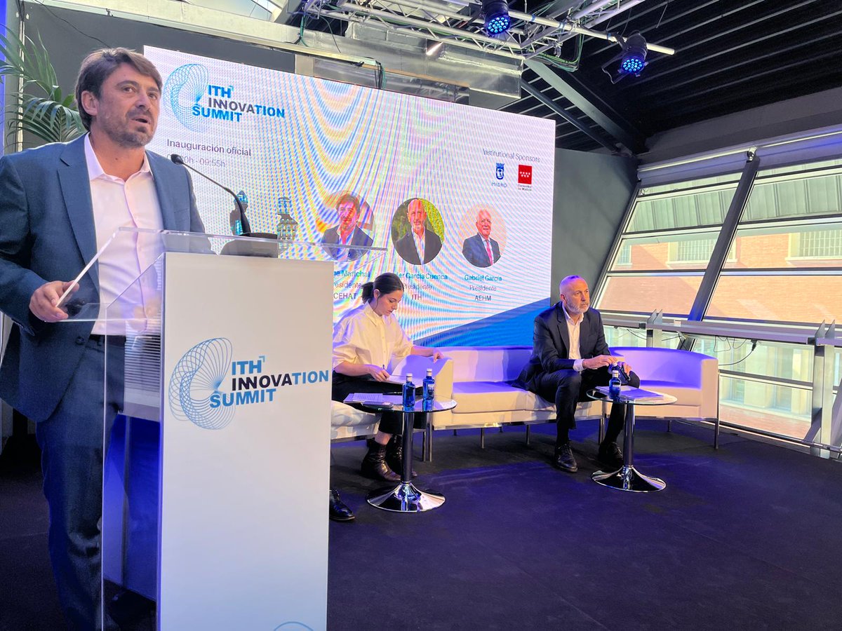 CEHATes's tweet photo. El @ithotelero es el brazo tecnológico de @CEHATes y Jorge Marichal,pdte. #CEHAT y vpdte. #ITH, inaugura #ITHSUMMIT24 poniendo foco en lo social como elemento esencial en la transformación digital. "Las personas son las que dan vida a nuestro sector: la industria de la felicidad" https://t.co/8nB8pH8YZI