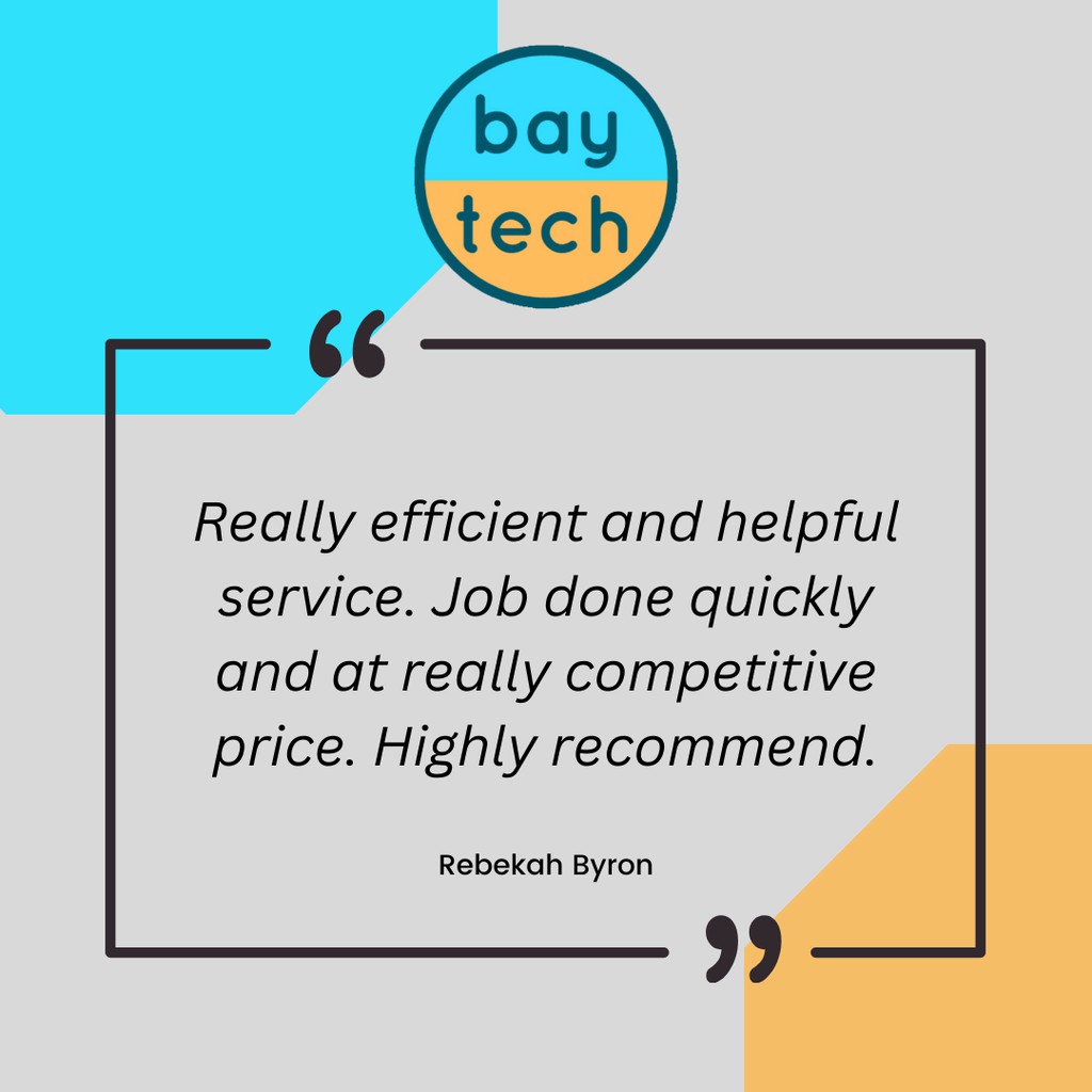 BayTech16's tweet image. Thanks! One of the things I pride myself in is quick service as I know how essential tech is to my customers!