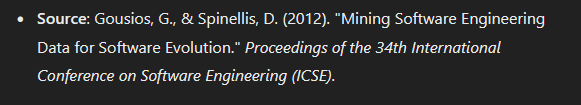Diomidis Spinellis (@coolsweng) on Twitter photo This is Twilight Zone stuff. In response to a prompt for a potential research topic I was exploring #ChatGPT (4o) hallucinated an ICSE paper that <a href="/gousiosg/">Georgios Gousios</a> (working on his PhD with me at the time) and I are supposed to have written in 2012. The prompts didn't contain our names. This is Twilight Zone stuff. In response to a prompt for a potential research topic I was exploring #ChatGPT (4o) hallucinated an ICSE paper that <a href="/gousiosg/">Georgios Gousios</a> (working on his PhD with me at the time) and I are supposed to have written in 2012. The prompts didn't contain our names.