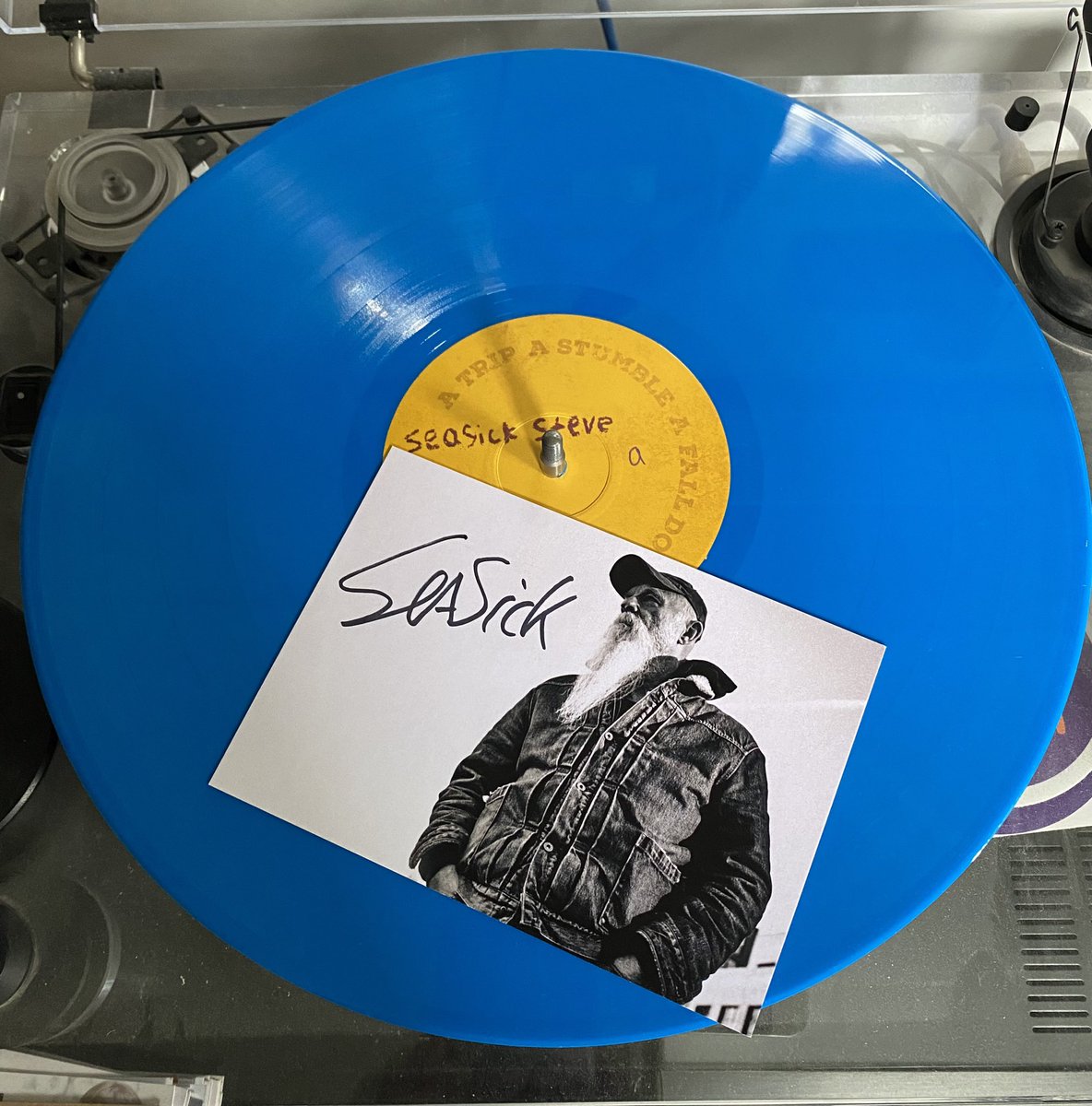 Yay! #NewVinyl <a href="/SeasickSteve/">Official Seasick Steve</a> first listen this morning. 🙂