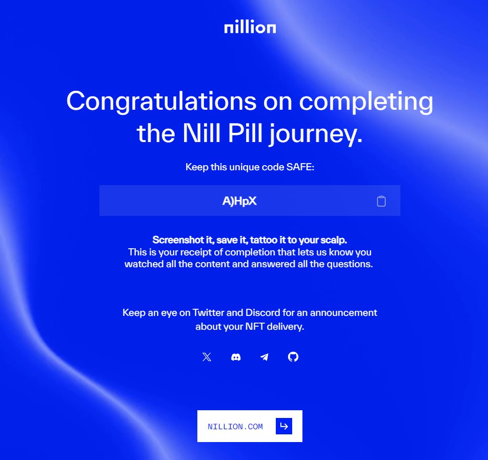 0xpixle's tweet photo. @nillion https://t.co/6jMkN9Esot