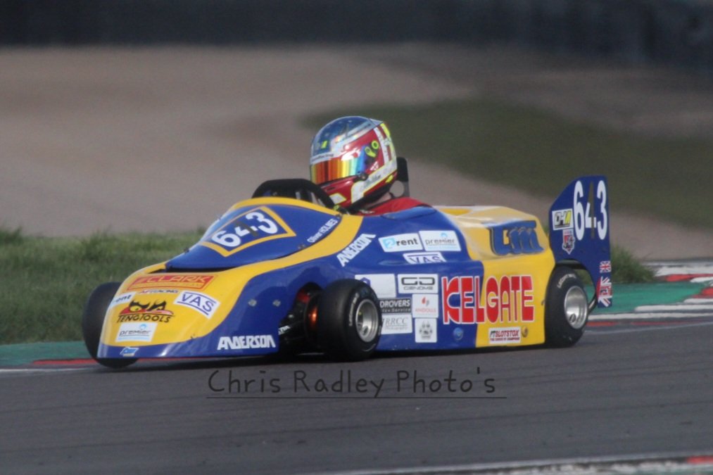 Ollie Holmes <a href="/DoningtonParkUK/">Donington Park</a> in a #Superkart