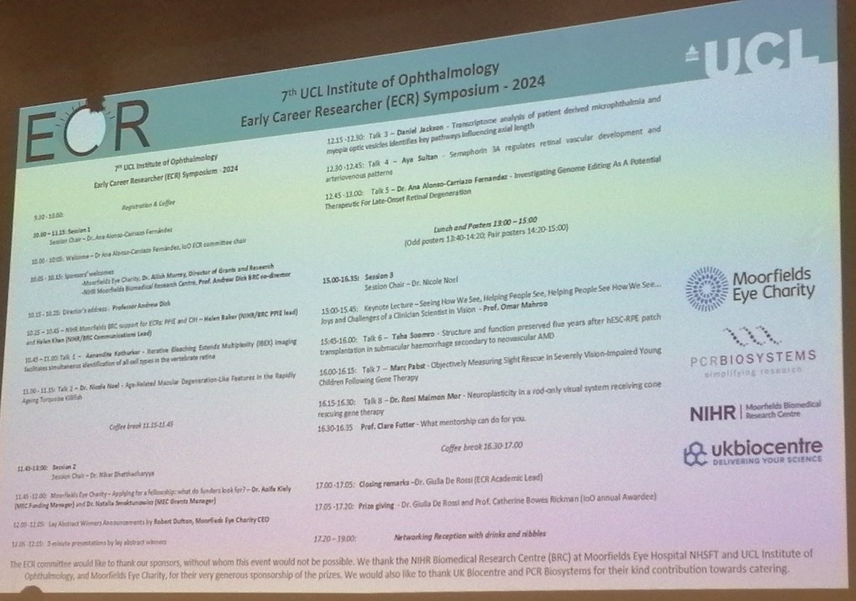 Cécile Méjécase (@cecilemejecase) on Twitter photo After an amazing day in Liverpool for #UKEGG2024 <a href="/UKEyeGenetics/">UK Eye Genetics Group</a>, time to listen to #ECR from <a href="/UCLeye/">UCL Institute of Ophthalmology</a> <a href="/IooECR/">UCL IoO ECR</a>. Really interesting program, with the last update of the ocular research! After an amazing day in Liverpool for #UKEGG2024 <a href="/UKEyeGenetics/">UK Eye Genetics Group</a>, time to listen to #ECR from <a href="/UCLeye/">UCL Institute of Ophthalmology</a> <a href="/IooECR/">UCL IoO ECR</a>. Really interesting program, with the last update of the ocular research!