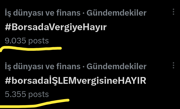 Sadece bende 51.000 takipçi var aşağıdaki rakamlar çok komik değilmi arkadaşlar.Yüklenin hadi herkes kendi sayfasında 1 kez bu başlıkları paylaşsın lütfen.
#borsadaİŞLEMvergisineHAYIR 
#BorsadaVergiyeHayır