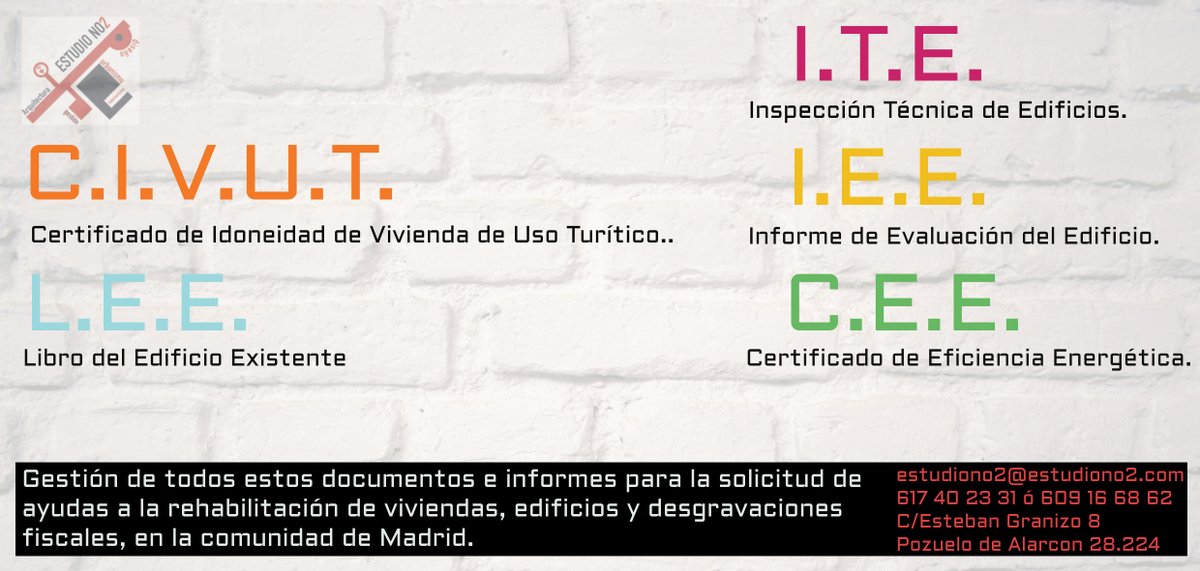 ESTUDIONO2's tweet image. En Estudio No2 recomendamos seguir siempre la normativa. Ahora que el gobierno quiere perseguir los alquileres turísticos es el momento de legalizar la situación. 
Cuenta con el mejor socio y colaborador, estudio No2 gestiona todos los tramites del C.I.V.U.T., LLAMANOS