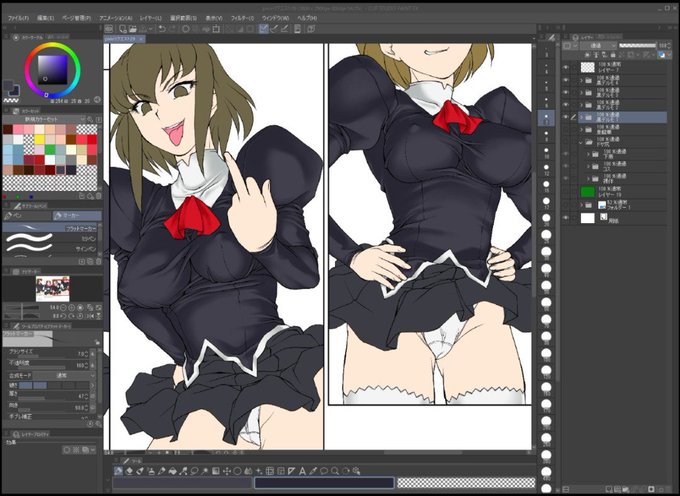 ライブでここまで進みました #今日のライブ進捗 #pixivリクエスト https://t.co/LAYsmVJaUT 