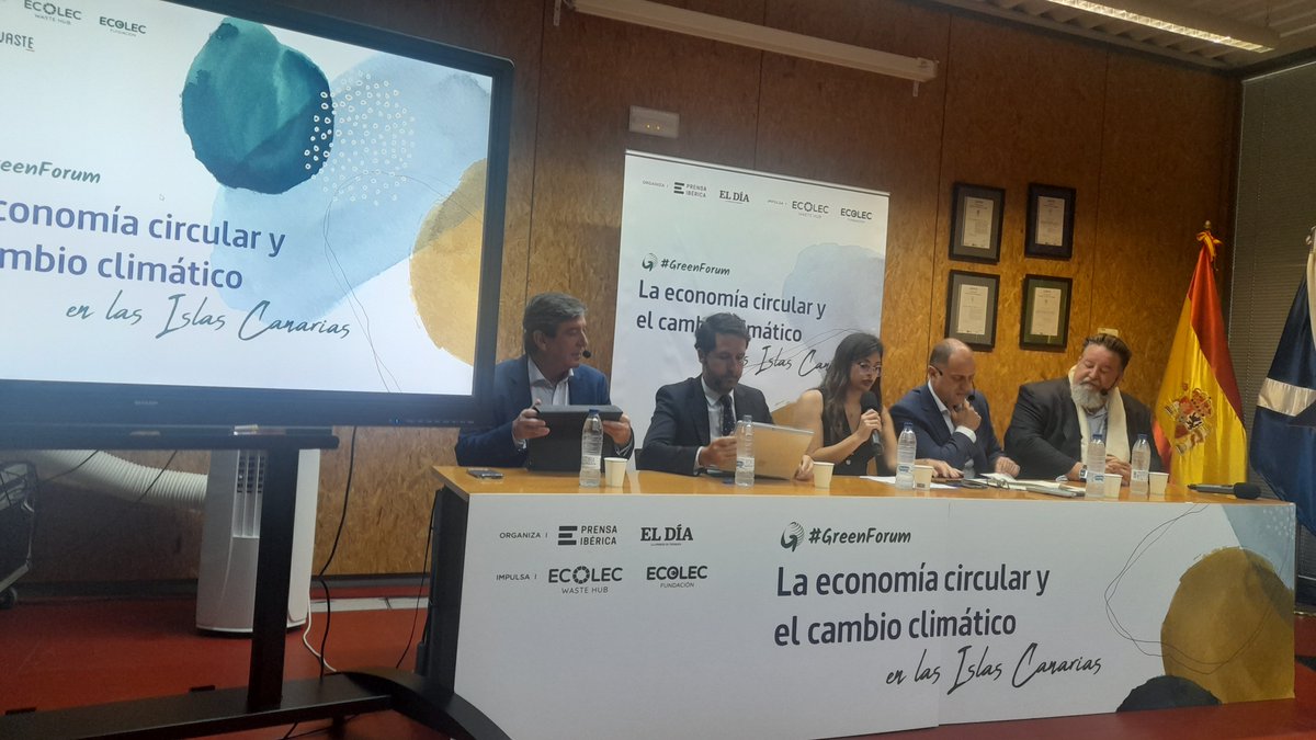 Estamos presentes <a href="/Innovalia_group/">Innovalia Group</a> y Avantalia, representando a <a href="/cidihub/">CIDIHUB</a> para vincular y reforzar el trabajo del #EDIH de #Canarias en el sector de la #EconomíaCircular y así disminuir el #CambioClimático