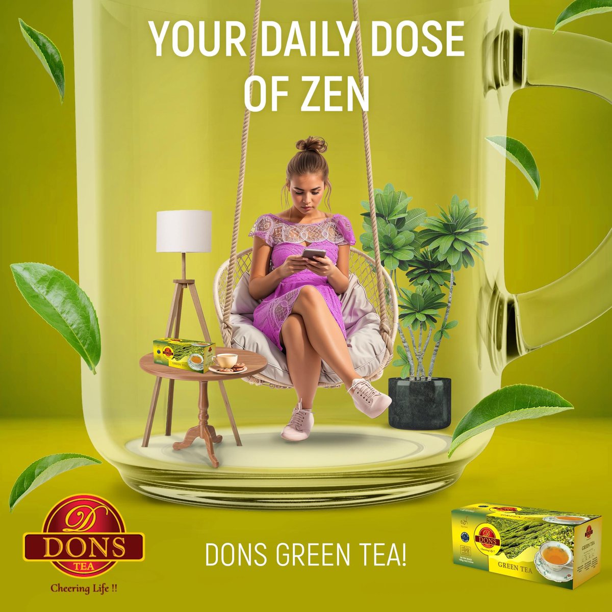 Your daily dose of Zen - Dons Green Tea! 
📞💬 7716633