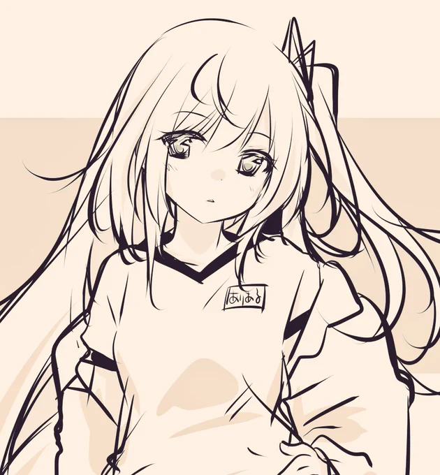このへんだけよく描けたわあいって思ったのにどうしてバストアップにしなかったんだ() 