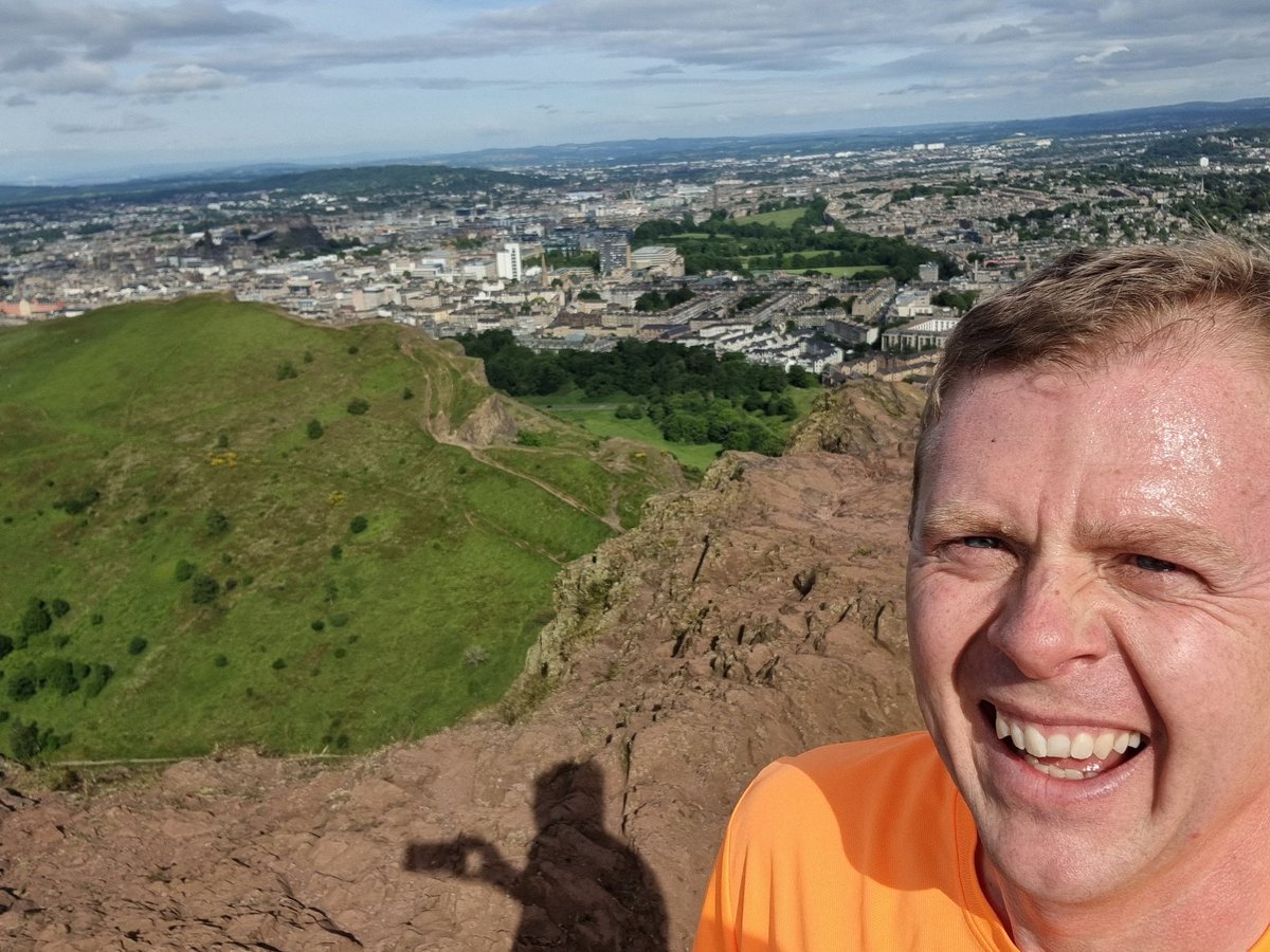 bottomleymatt's tweet image. Offsetting the early run up Arthur's Dear with a haggis sandwich (remnants only shown)... #ukkw2024
