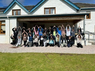 Our P7 children made it successfully to Alltnacriche yesterday. I will share more pictures later today.