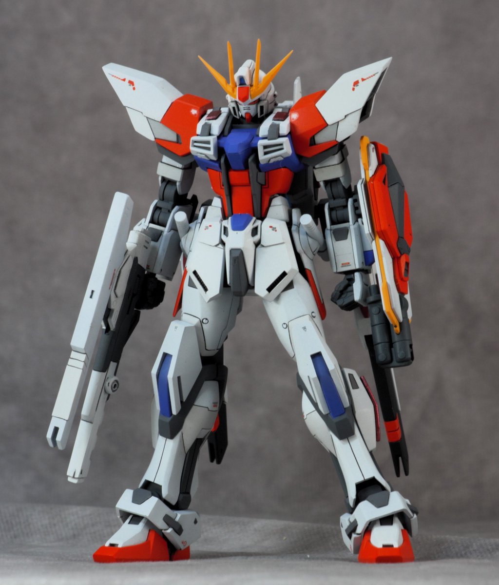 MG スタービルドストライクガンダム 改修塗装済完成品