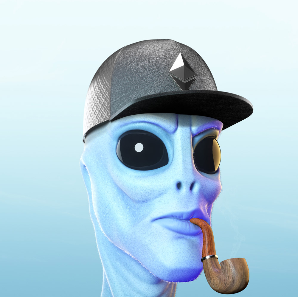 crypt3d_punks's tweet photo. GM Crypt3d Punks &amp; Punkettes.

Say hello to Nebula Noir.

Blue-skinned, pipe-smoking enigma with a sleek cap.

Nebula's intergalactic style and punk attitude make him a cosmic rebel, breaking norms across galaxies.

 From stardust to viral sensation. 

#FN1PUNK #Crypt3dPunk https://t.co/CCDhbHsjbi