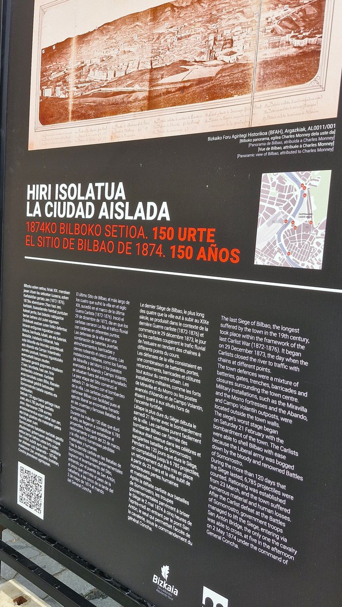 Nueva exposición de <a href="/euskalmuseoa/">Euskal Museoa Museo Vasco</a>

🖼️La ciudad aislada. El sitio de Bilbao de 1874

📷La muestra del fotógrafo francés Charles Monney y Telesforo de Errazquin se podrá ver en diferentes puntos de la ciudad

🗓️Hasta el 9/07

ℹ️ ow.ly/66by50SfaZl