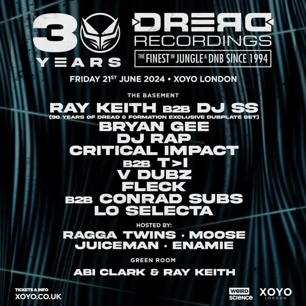 bryan gee (@vforever) on Twitter photo Back <a href="/XOYO_London/">XOYO</a> for 30 years of Dread Recordings Friday 21st June
Tickets - fatsoma.com/e/1t2n0816/30-โฆ Back <a href="/XOYO_London/">XOYO</a> for 30 years of Dread Recordings Friday 21st June
Tickets - fatsoma.com/e/1t2n0816/30-โฆ