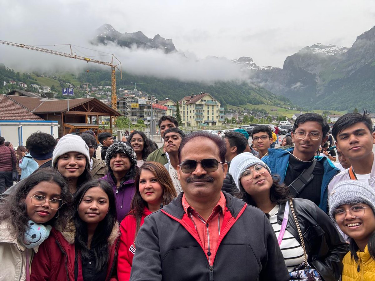 SAI_Edu_In's tweet photo. On Day 10 of GIP 2024 in Switzerland, the students embarked on an adventure-packed day. They started with a hearty breakfast at 8:00 AM, fueling up for the day's activities. 
 #GIP2024 #SwitzerlandAdventure #MtTitlis #TitlisRotair #SwissAlps #IceFlyer #GlacierCave https://t.co/WwjAox64Lb