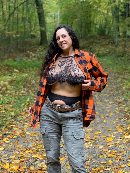 Hiking in the woods, come find me!   The sight of boobies helps a man reduce his blood pressure.   Stay