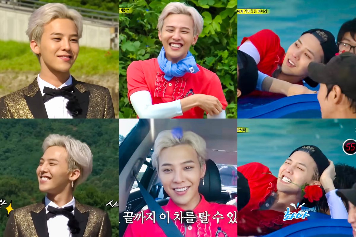 jekkibby2's tweet photo. rewatching old running man and was reminded how good 2013 g-dragon looked 🤤 https://t.co/M8UrmTWLZ7