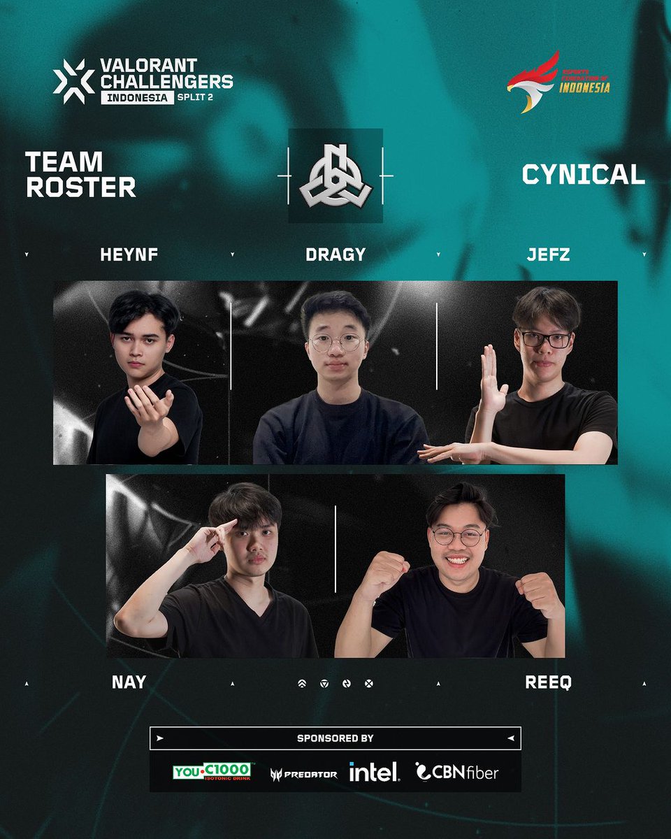 esportsid_'s tweet photo. 4 Penantang Tim Papan Atas di #ChallengersID

🟢 @disesportsid
🟢 Le Crapaud
🟢 The Hero Deta
🟢 Cynical 

VALORANT Challengers Indonesia Split 2 dimulai besok!! https://t.co/OW6gDwXRvc
