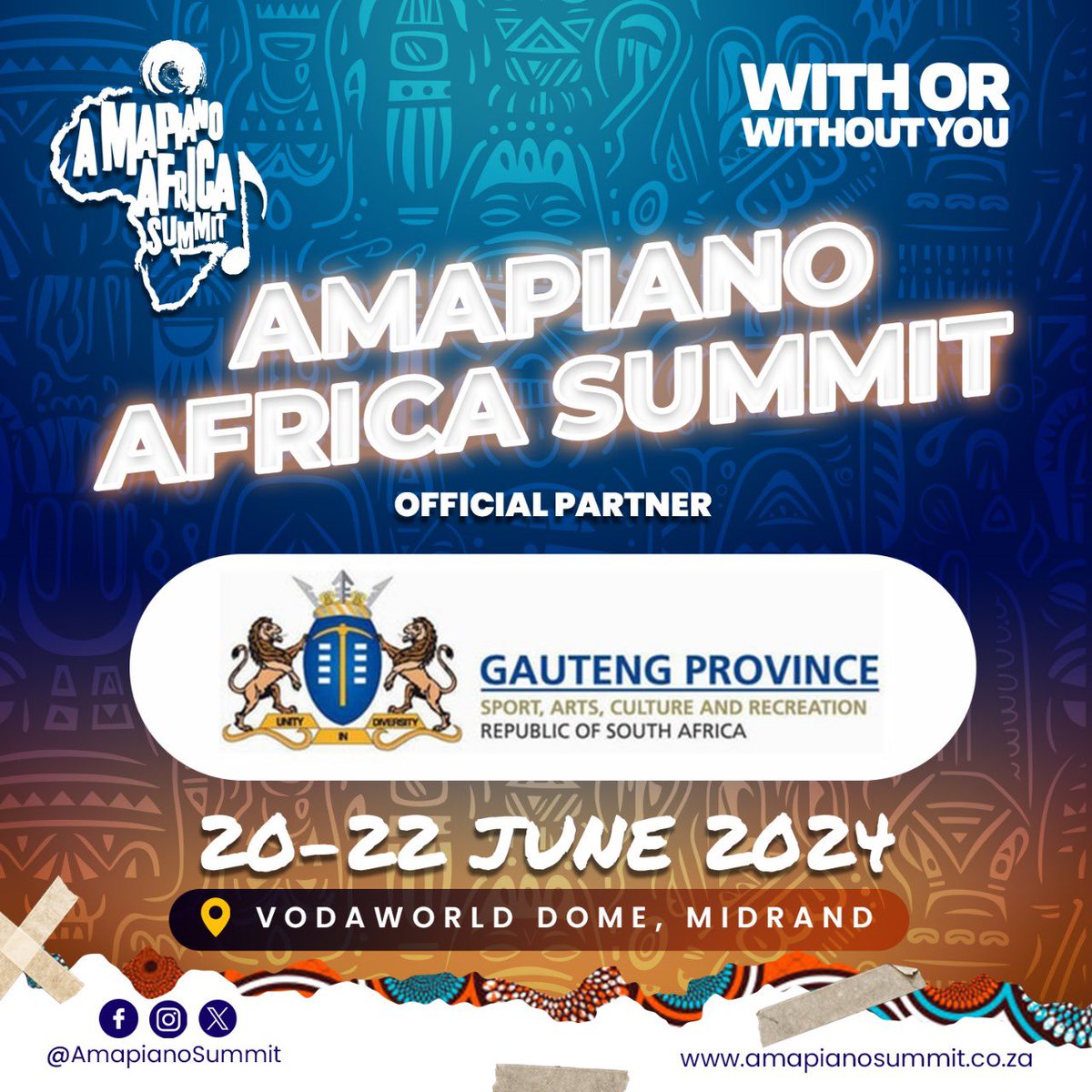 And the Summit family Grows! 
<a href="/gautengsacr/">Gauteng Dept. of Sport, Arts, Culture & Recreation</a> Howa You? 😎

We welcome the Gauteng Departmant of Sports, Arts, Culture and Recreation as an Official Partner of the Amapiano Africa Summit 2024! 

Head to AmapianoSummit.co.za for a spot!
#30YearsOfGameChangers
#AmapianoAfricaSummit