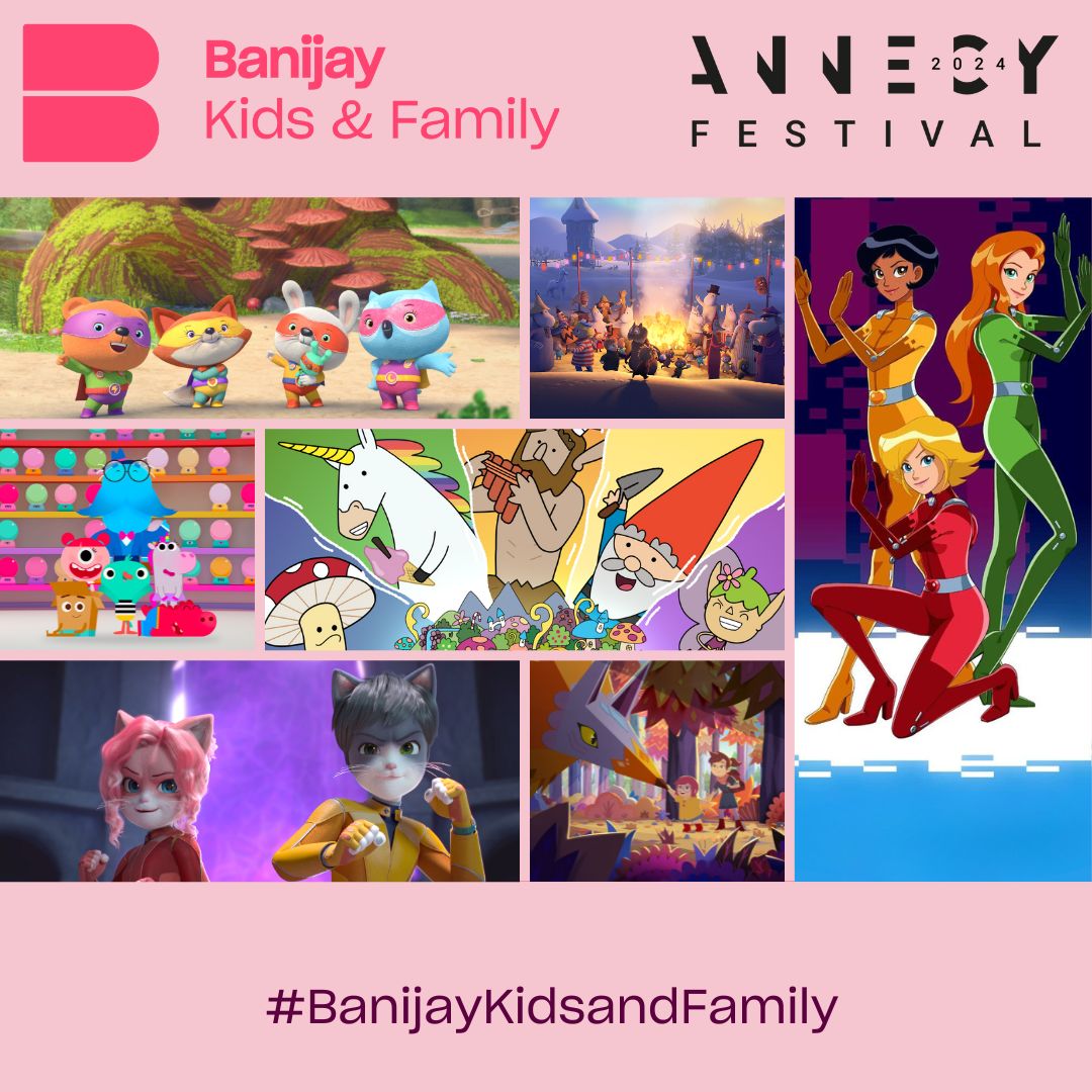 #MIFA is open! 

Come see us at stand #G.01 where we are showcasing our world-class, premium kids &amp; family titles including Super Happy Magic Forest, Miniheroes of the Forest, Totally Spies!, Shasha &amp; Milo, The Game Catchers &amp; Moominvalley.

<a href="/annecyfestival/">Annecy Festival</a> #WeAreBanijay