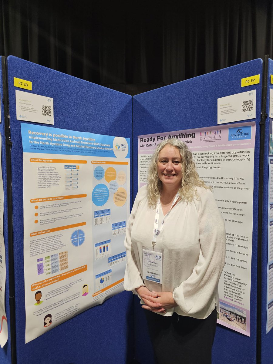 PSST &amp; NADARS attended the #NHSSCOT24 event at the Scottish Event Campus in GGow to present our poster which demonstrates the hard work undertaken within NADARS in the implementation of the MAT Standards.
Scan the QR code or this link: my.ltb.io/www/#/ for more information