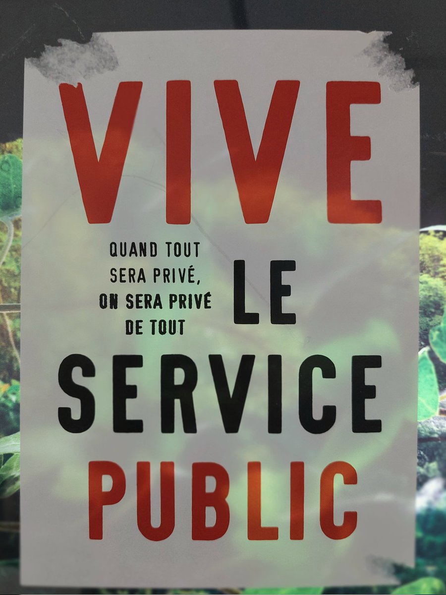 Il est temps de partager ce cri, qui depuis des mois s'affiche sur la machine à café du 5ème porte F.
"Quand tout sera privé, on sera privé de tout". Ni #fusion ni #privatisation  
<a href="/radiofrance/">Radio France</a> #AudiovisuelPublic